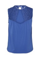 Bluza Dama Vero Moda Vmana Lace O-Neck Beaucoup Blue