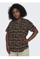 Bluza Dama Only Carmakoma Carvica Black/Dessert