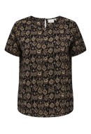 Bluza Dama Only Carmakoma Carvica Black/Dessert