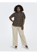 Bluza Dama Only Carmakoma Carvica Black/Dessert