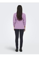 Sacou Dama Only Onlberry 3/4 Zip Violet Tulle