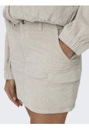 Fusta Only Onlmalfy Hw Short Cargo Cord Pumice Stone