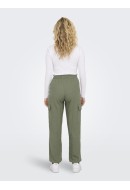 Pantaloni Dama Only Onlcaro Mw Lin Pull-Up Cargo Oil Green