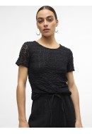 Bluza Dama Vero Moda Vmvania O-Neck Lace Black