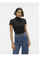 Bluza Dama Vero Moda Vmirwina Cap Sleeve Rollneck Black