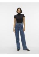 Bluza Dama Vero Moda Vmirwina Cap Sleeve Rollneck Black