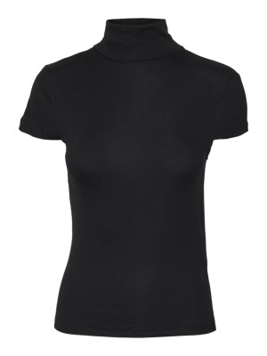 Bluza Dama Vero Moda Vmirwina Cap Sleeve Rollneck Black