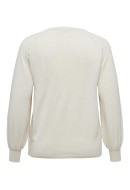 Pulover Dama Only Carmakoma Carritt V-Neck Birch