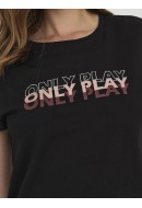 Women T-shirt Only Play Onpjanise Loose Black