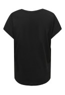 Women T-shirt Only Play Onpjanise Loose Black