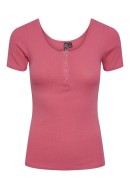 Women T-shirt Pieces Pckitte Hot Pink