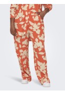 Women Pants  Only Carmakoma Caremerson Life Wide Tigerlily/Big Leaves