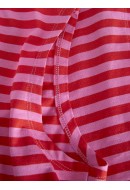 Maieu Dama Jjxx Jxalvira Slim Crop Stripe Carmine Rose/Fiery Red