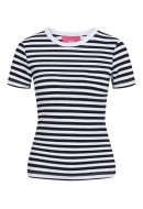 Women T-shirt Jjxx Jxgigi Str Stripe Bright White/Black