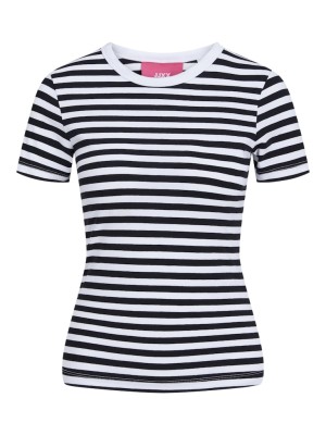 Women T-shirt Jjxx Jxgigi Str Stripe Bright White/Black