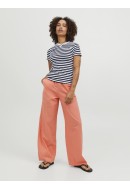 Women T-shirt Jjxx Jxgigi Str Stripe Bright White/Black