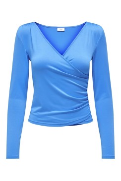 Bluza Dama Jdy Jdybarbel Wrap Directoire Blue