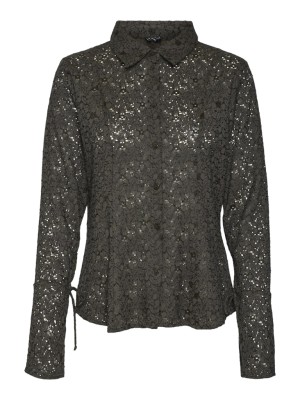 Camasa Dama Vero Moda Vmsoney Lace Peat Detail Black