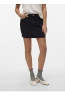 Fusta Vero Moda Vmtess Hr Short Black Denim