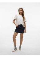 Fusta Vero Moda Vmtess Hr Short Black Denim