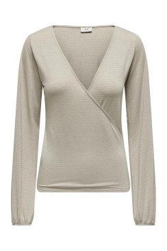 Bluza Dama Jdy Jdykaiser Glitter Wrap Chauteau Gray