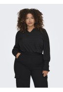 Women Blouse Only Carmakoma Carkaterini V-Neck Black