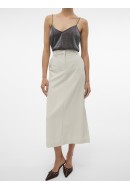 Fusta Vero Moda Vmtroian Mw Long Slit Silver Lining