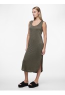 Dress Pieces Pcbillo Tank Midi Grape Leaf Detail Gold Lurex