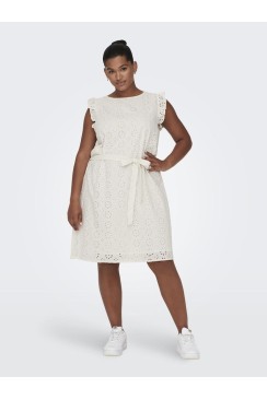 Rochie Only Carmakoma Chester Belt Short Cloud Dancer