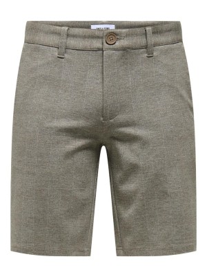 Men Shorts Only&Sons Onsmark 0209 Check Chinchilla