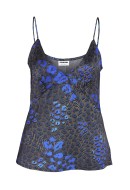 Women Top Noisy May Nmholly Sl Singlet Amparo Blue Aop Black