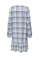 Dress Jacheline De Young Jdyerica Check Cashmere Blue Checks Sky Captain &Cloud Dancer