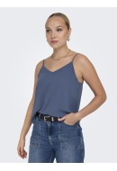 Maieu Dama Only Onlmoon Singlet Vintage Indigo