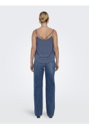 Maieu Dama Only Onlmoon Singlet Vintage Indigo