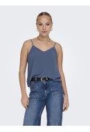 Maieu Dama Only Onlmoon Singlet Vintage Indigo