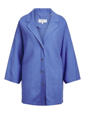 Women Shirt Adpt bes Sarah 2/3 Sleeve Linen Ultramarine