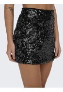 Fusta Only Onlcharlie Sequin Black