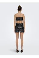 Fusta Only Onlcharlie Sequin Black