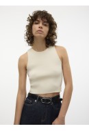 Maieu Dama Vero Moda Vmginny O-Neck Crop Eggnog
