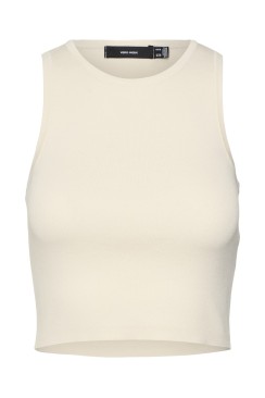 Maieu Dama Vero Moda Vmginny O-Neck Crop Eggnog