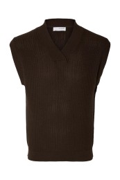 Vesta Barbati Selected Slhhow Knit Structure Chocolate Torte