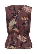 Maieu Dama Only Onlstar Life Excl Sl Peplum Rose Brown Aop Isabella Flower