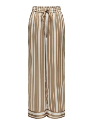 Pantaloni Dama Only Onlwanda Loose Toasted Coconut Aop City Stripe