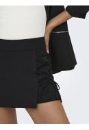 Pantaloni Scurti Dama Only Onlberry Mw Lace Up Black