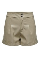 Pantaloni Scurti Dama Only Onlizara Hw Faux Leather Weathered Teak