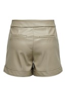 Pantaloni Scurti Dama Only Onlizara Hw Faux Leather Weathered Teak