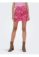 Fusta Only Onlfelina Short Lipstick Red City Leo