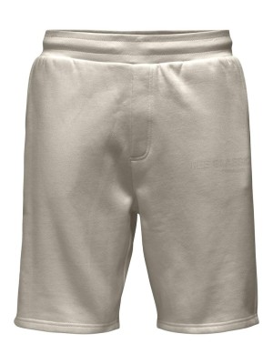 Men Shorts Only&Sons Onsles Classique Sweat Silver Lining