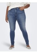 Women Jeans Carmakoma Carsally Life Reg Bj114-3 Medium Blue Denim