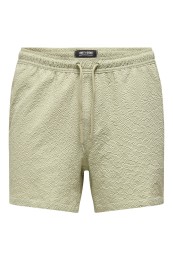 Men Shorts Only&Sons Onsted Life Swim Solid Tea